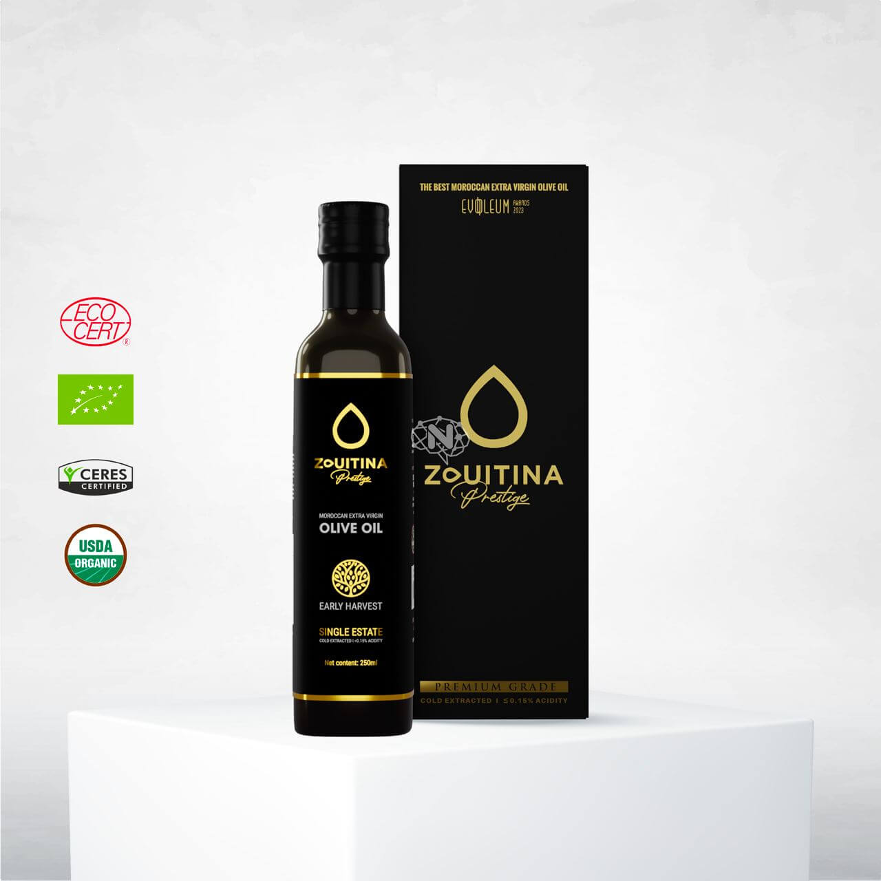 MOROCCON EXTRA VIRGIN OLIVE OIL ZOUITINA