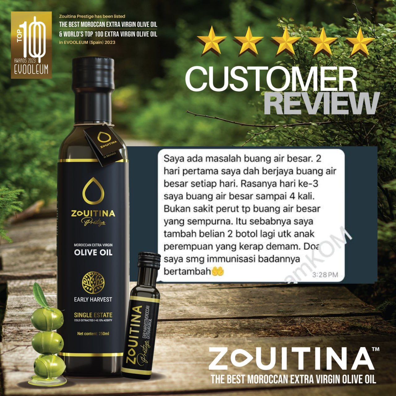 MOROCCON EXTRA VIRGIN OLIVE OIL ZOUITINA - Image 4