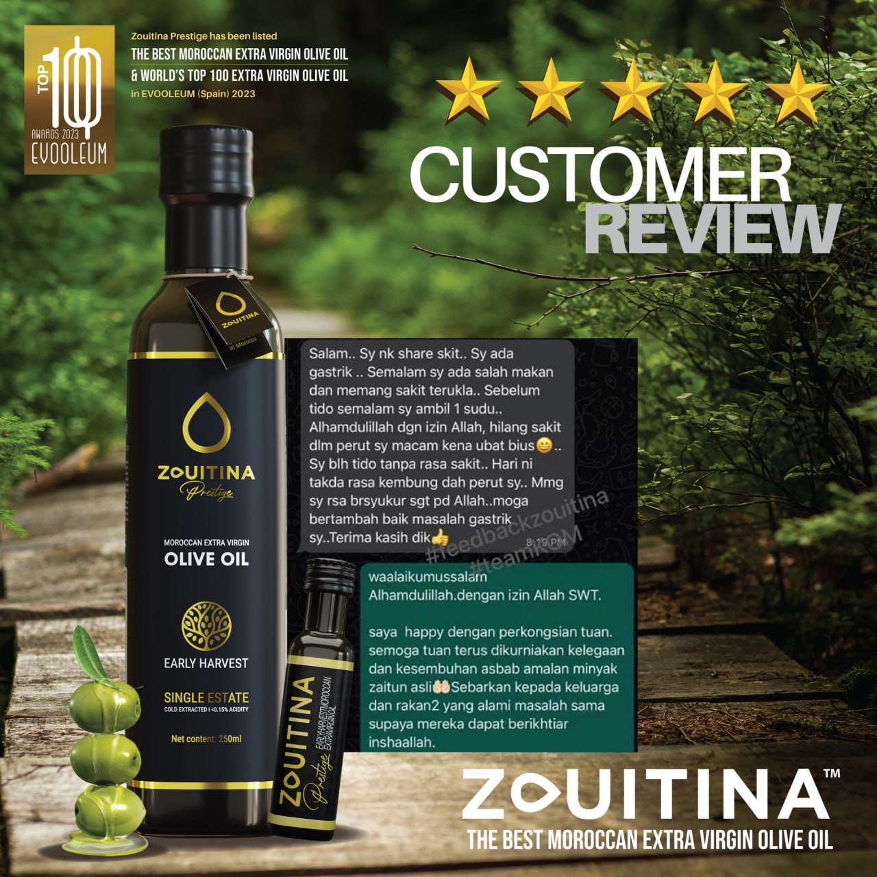 MOROCCON EXTRA VIRGIN OLIVE OIL ZOUITINA - Image 6