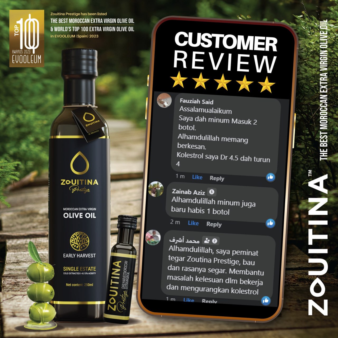 MOROCCON EXTRA VIRGIN OLIVE OIL ZOUITINA - Image 8